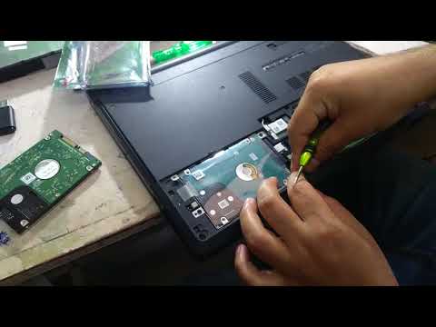 Laptop Hard Drive Replacement With A New One