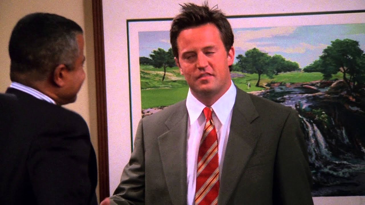 friends episode chandler job interview sur le site