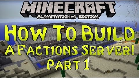Minecraft:: How To Build A FACTIONS SERVER! Tutorial! Part 1