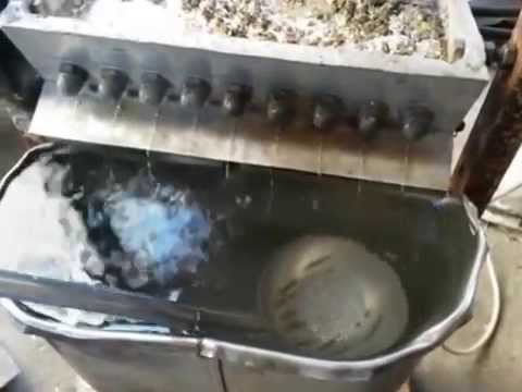 литье дроби в воду