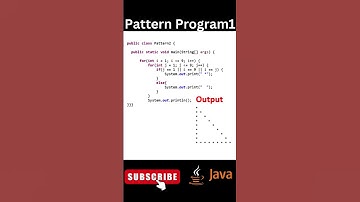 Star Pattern Program 1 | Java Programming language