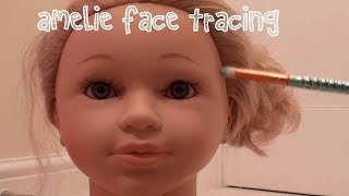 asmr amelie face tracing sleep clinic