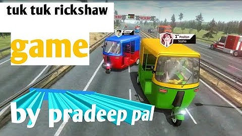 tuk tuk auto rickshaw similarly driving game by pradeep pal @TotalGaming093 @pradeeppalgamer
