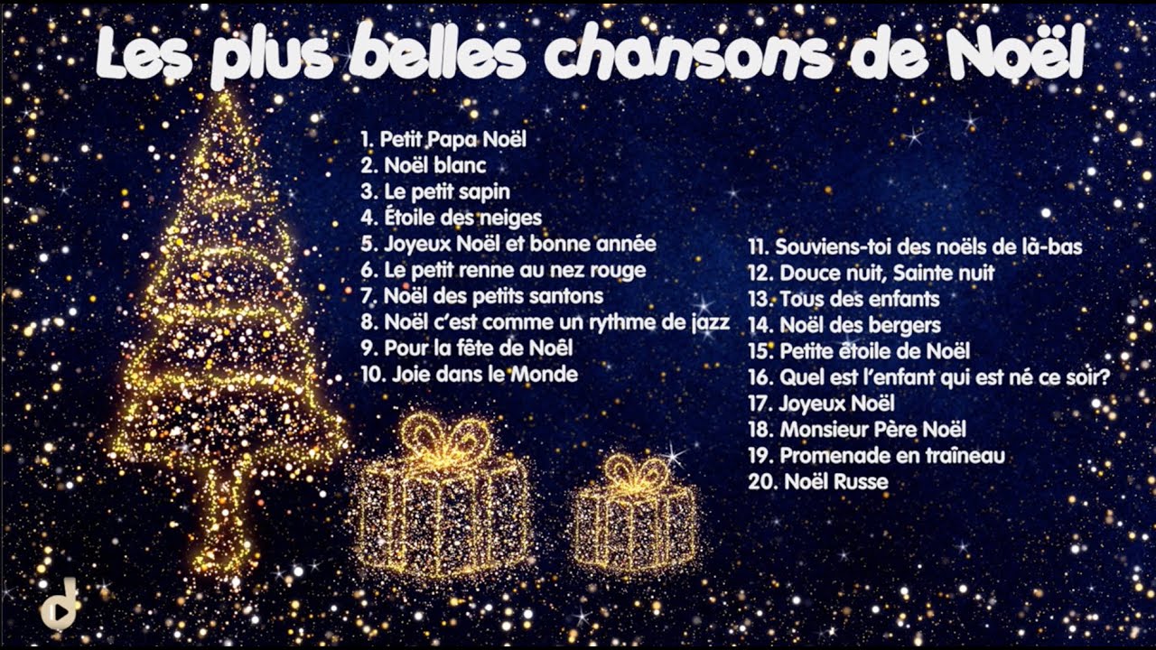 Les plus belles chansons de Noël (1 heure ) ⒹⒺⓋⒶ Chansons de Noël 