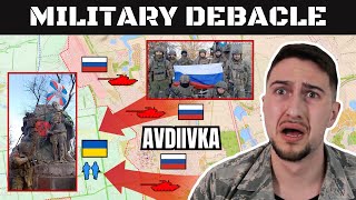 Ukraine ABANDONS Avdiivka Triumphal Russian Flag Raising