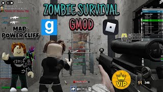 EPIC ZOMBIE SURVIVAL WIN - NEW UPDATE and NEW MAP POWER CLIFF | Zombie Survival Gmod on @Roblox