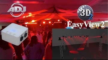 Dj Lighting ADJ MyDMX 3 3D visualizer Gig short clip