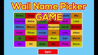 Wall Name Picker Game| Tutorial screenshot 3