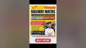 Aditya Ranjan Sir Railway Maths Books || 4000+ Chapter Wise || RRB NTPC 2024 #rrb #rrbntpc #alp