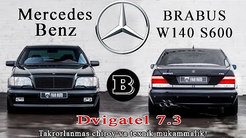 Mercedes-Benz S-Class Brabus 7.3S V12 W140 - Mercedes Benz W140 S Class