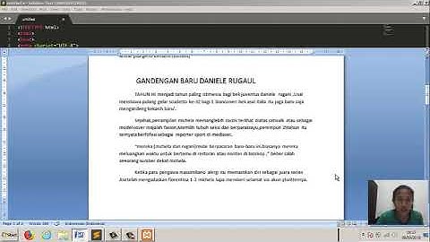 tutorial membuat website menggunakan sublime text