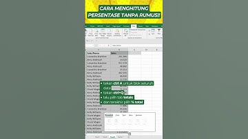 CARA MENGHITUNG PERSENTASE TANPA RUMUS❗