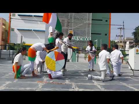 77TH INDEPENDENCE DAY CELEBRATIONS IN THE TRELLIS SCHOOL, JESUS NAGAR, ANANTAPUR (15-08-23)