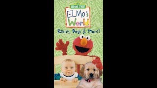 Elmos World Babies, Dogs & More 2000 Vhs Full Screen