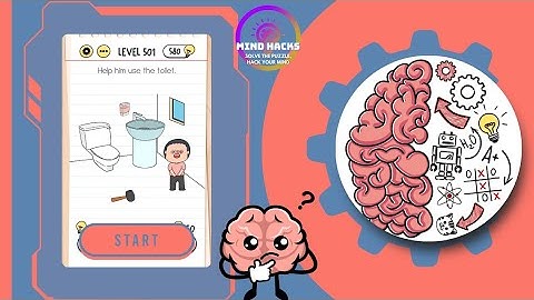 Brain Test: Help him use the toilet. | Level 501