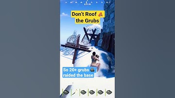 Don’t Roof ⛺️ the grubs 🛢 Rust Console 🎮 PS4, XBOX