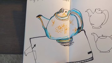 Daily Drawing Challenge with York County Library and Creativebug: Day 8