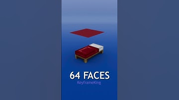 Cloth simulation.🛏️✨ #minecraft #blender #3d #clothsimulation  #blenderanimation