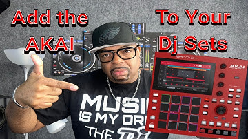 Akai MPC One , DJ performance setup.