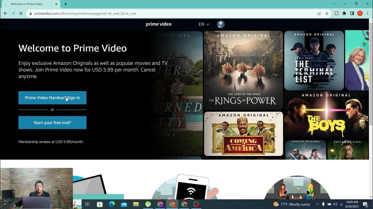 How to Login Amazon Prime Video Account? Amazon Prime Video Login YouTube