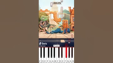 Italian Brainrot Before and After Original VS Animation #brainrot (@lupdup) - Octave Piano Tutorial
