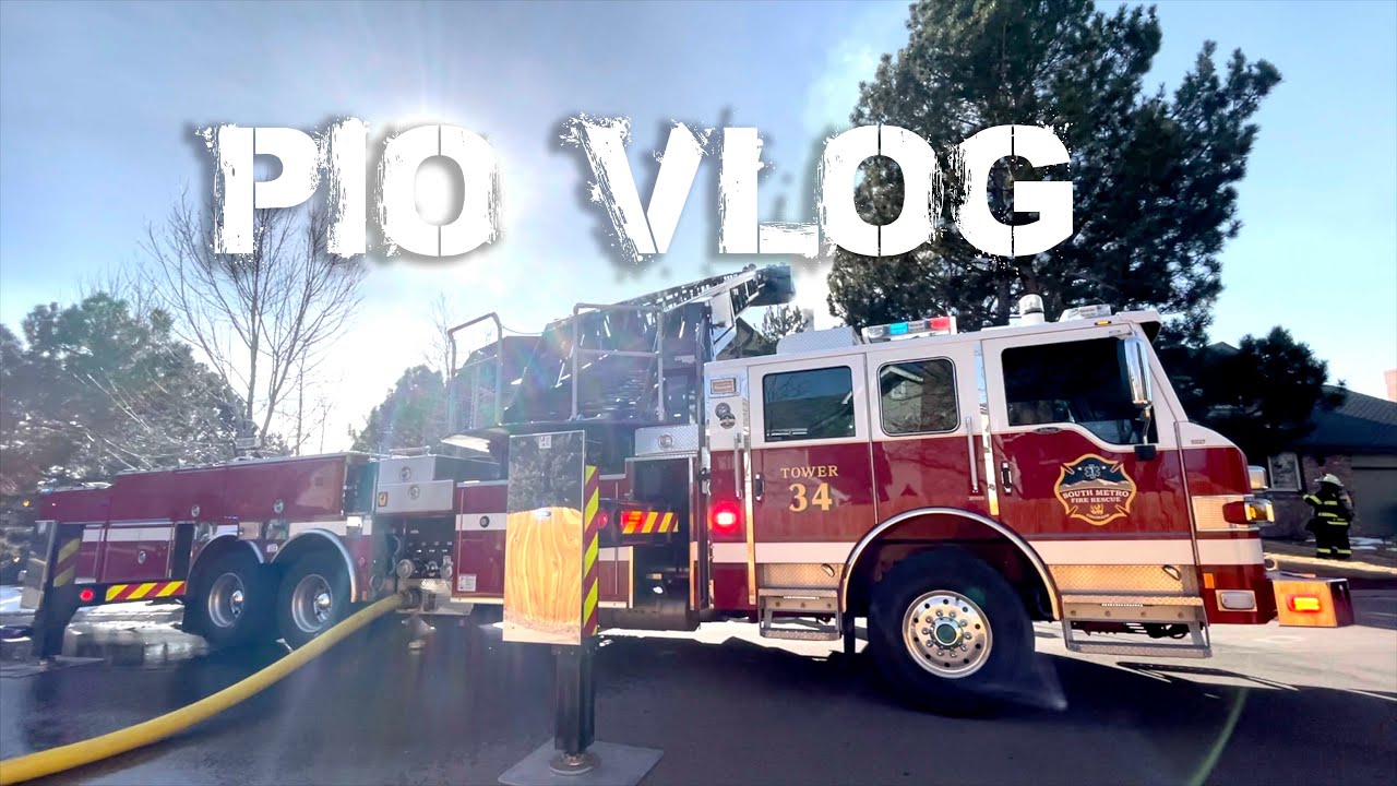 PIO Vlog - Ice Rescue and House Fire