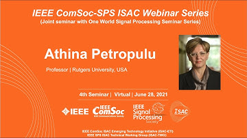 [IEEE ComSoc-SPS ISAC Webinar] Prof. Athina P. Petropulu, Rutgers University - 4