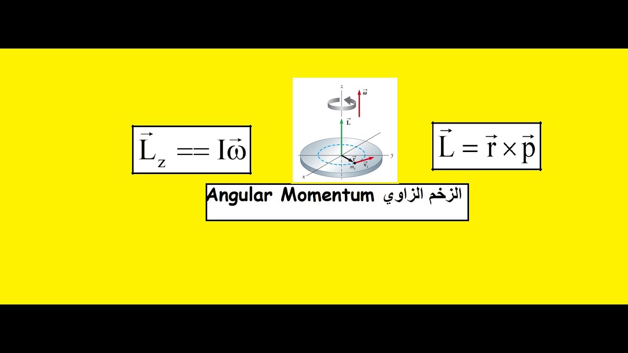 Chapter (11) part 3 General physics Angular momentum الزخم الزاوي