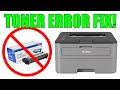 OVERRIDE Brother HL-L2300D Printer Toner Reset Error FIX