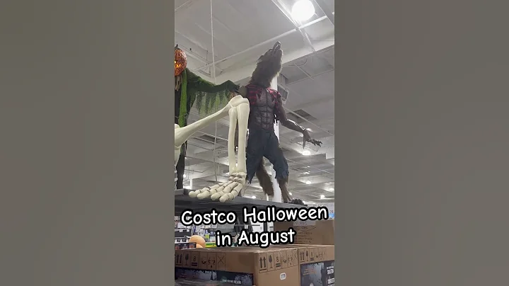 Costco Halloween in August #halloween #skeleton #costco