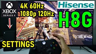 Hisense H8G con XBOX SERIES X ¿Tiene puertos HDMI 2.1? 4K HDR Dolby Vision