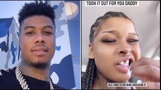 Blueface Girlfriend Chrisean Rock REMOVES HER TOOTH After He SAID It Made Her Start Acting Different