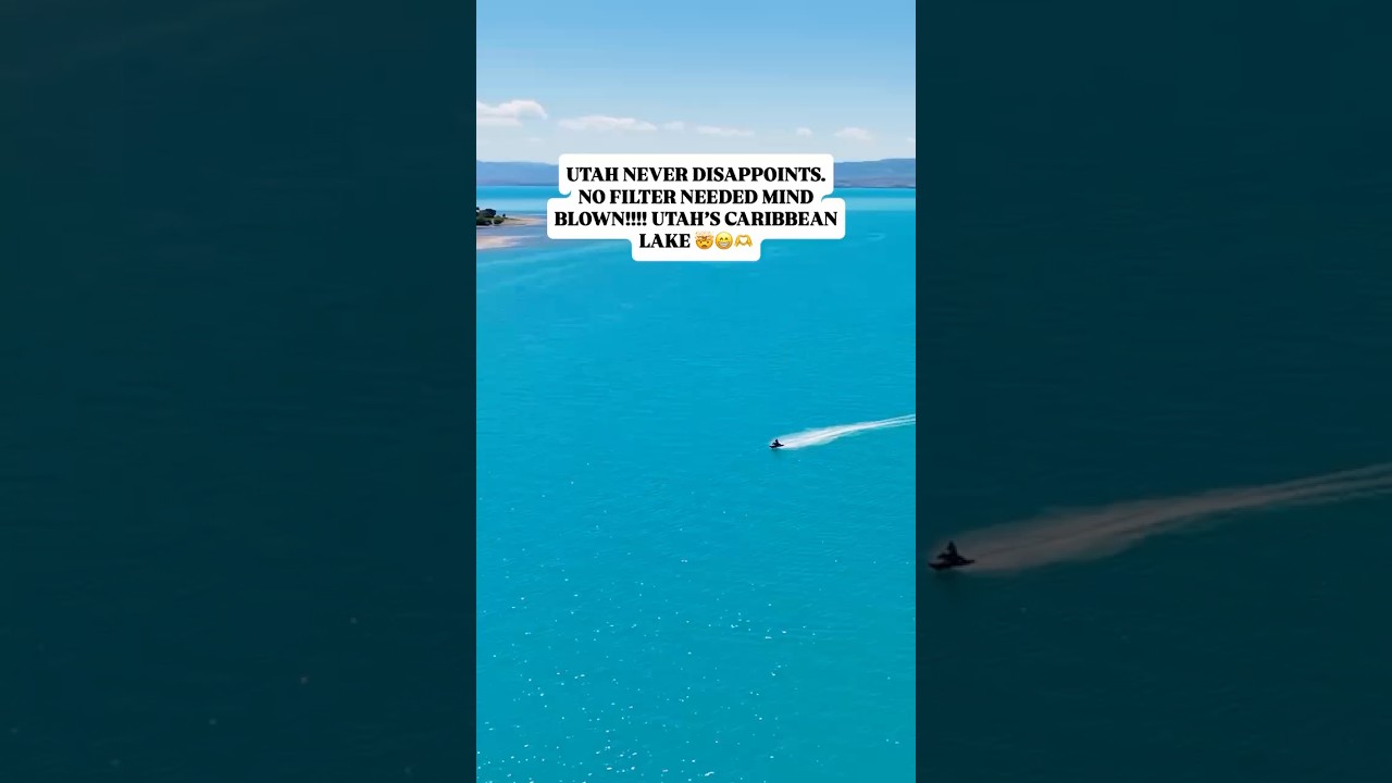 You don’t need to leave Utah to find water that looks like THIS. 🤯💙