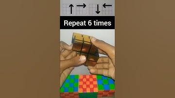 Cube solving trick (part 58) #cubesolving #cubing #shorts #viral #trending #kingkrcubing