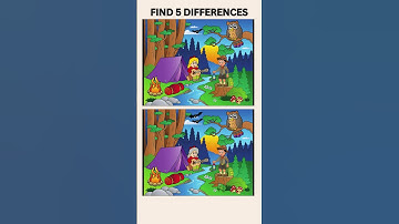 Can You Spot The 5 DIFFERENCES ? Find The Differences | #shorts