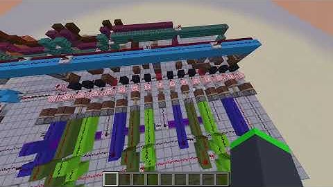 Programmable Drum Machine in Minecraft!