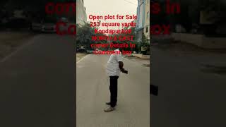 Open Plot For Sale 253 Square Yards Kondapurhyd North East Corner Details In Comment Box