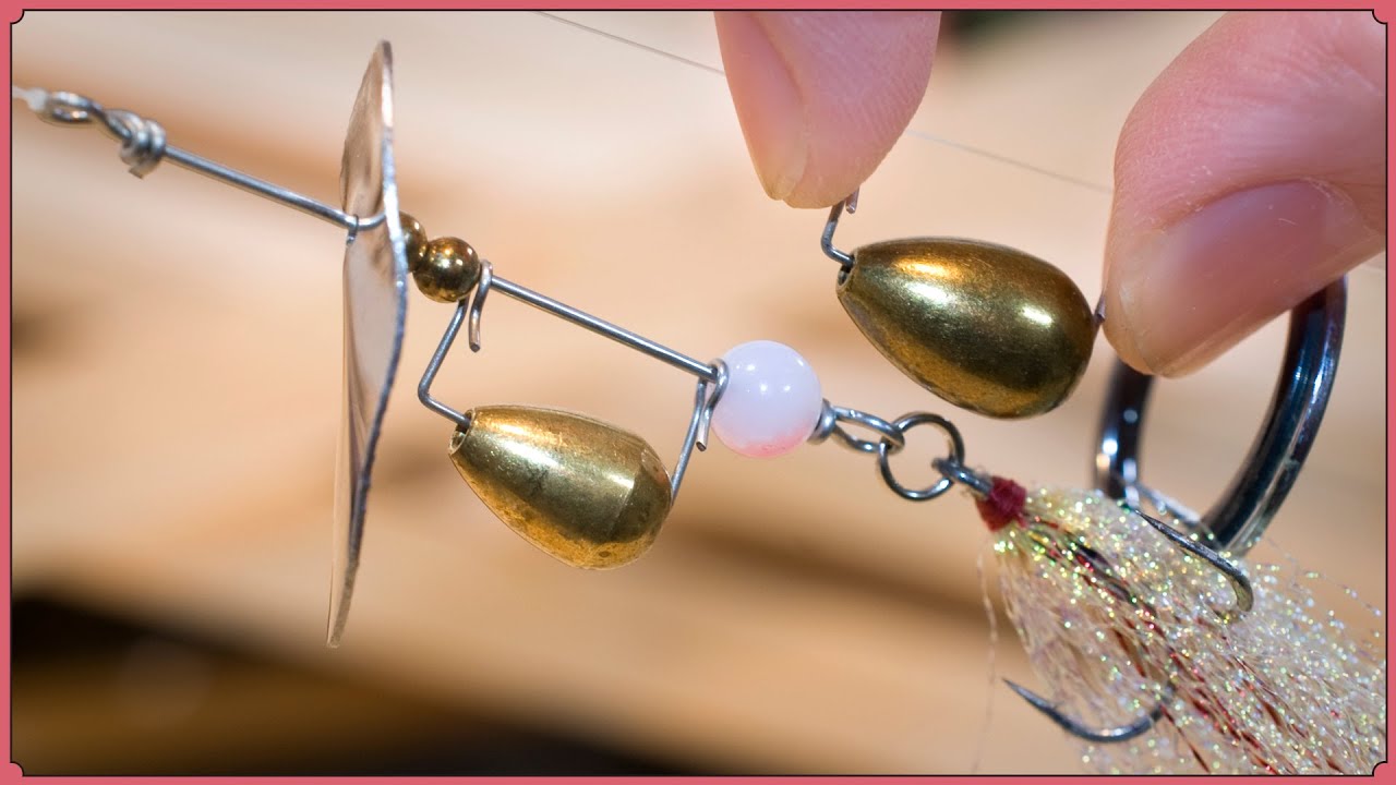 How to make a Rotating Lure Blades (For spinnerbait and inline spinner). 