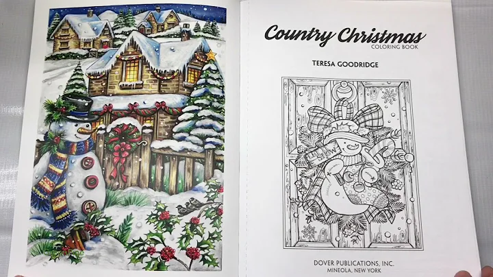 Flip Through | Country Christmas Coloring Book by ...
