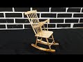 How to make a miniature rocking chair