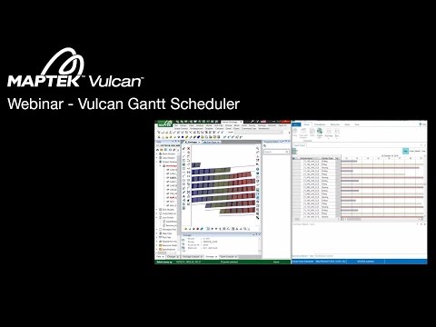 Webinar: Vulcan Gantt Scheduler