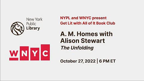 Get Lit October Book Club: A.M. Homes with special...