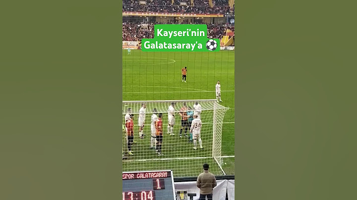 Kayseri'nin Galatasaray'a golü #kayserispor #galatasaray #futbol