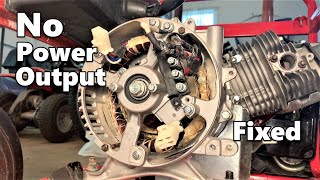 Generator No Power - How to Install New Stator and Rotor / Armature