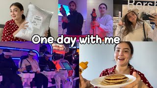 A day with me (Bellabarnett unboxing , Shopping, Game room with friends) | ❤️دوزو معايا نهار كامل