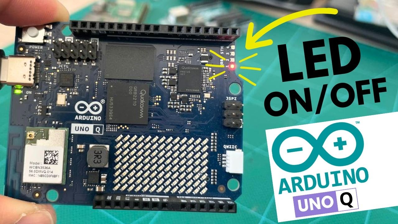 Q Led Arduino Como Parpadear un LED con Arduino Uno Q - YouTube