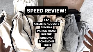 UPDATED REVIEWS on APC, Cuyana, Polene, Ateliers Auguste, Parisa Wang, Songmont + more…
