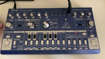 Behringer TD3 Tutorial Best Easy Fast Way Programming a Sequence - No Talking