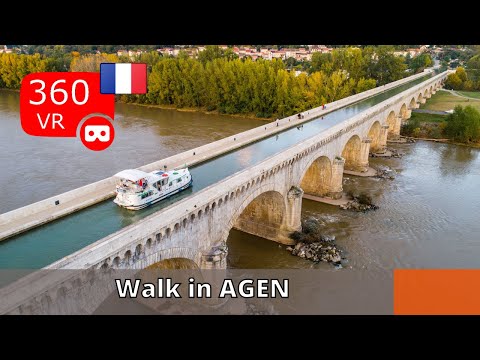 360° views of France : Today a walk in Agen