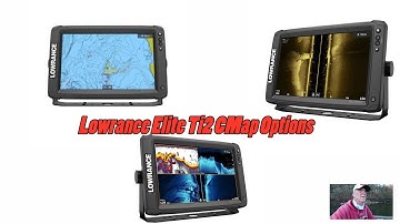 Lowrance Elite Ti2 CMAP mapping options that are built in and available featuring Brad Wiegmann